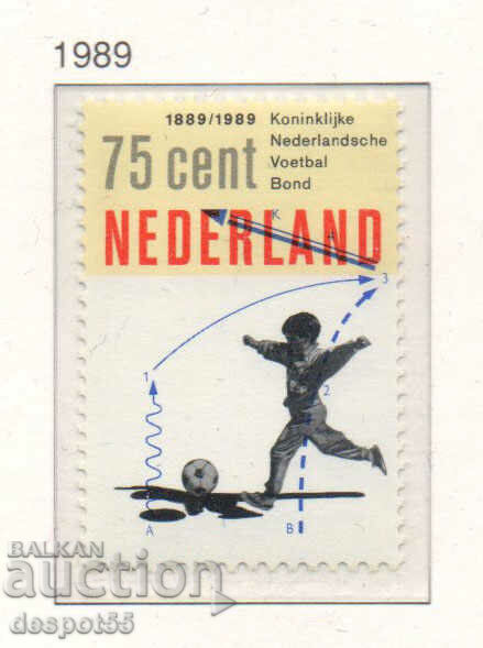 1989. The Netherlands. 100 years Dutch Football Association.