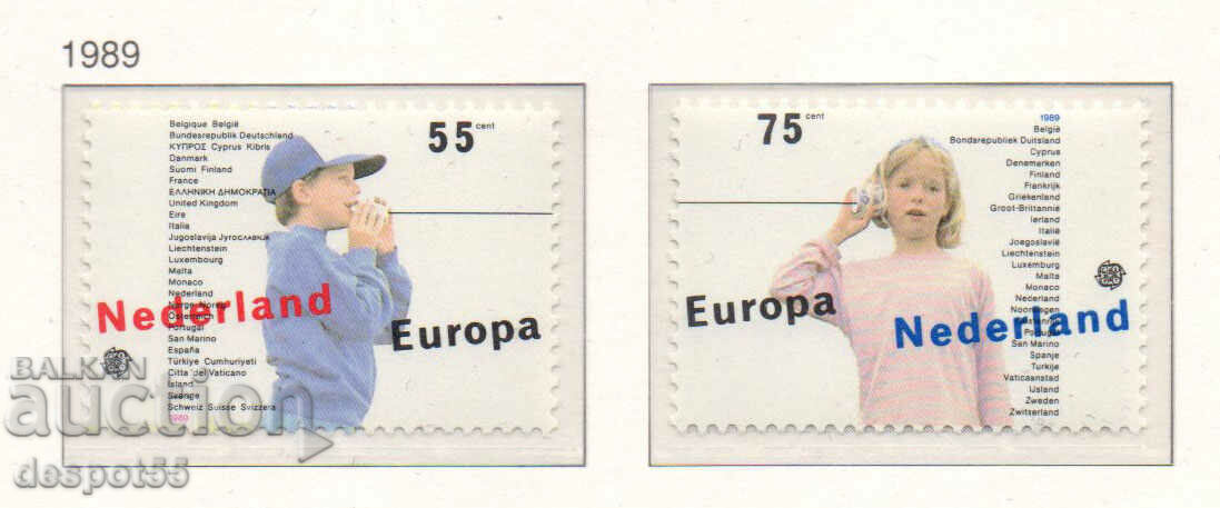 1989. Нидерландия. Европа - Детски игри.