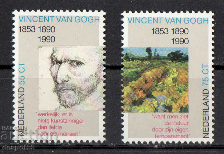 1990. Нидерландия. 100 години от смъртта на Винсент ван Гог.