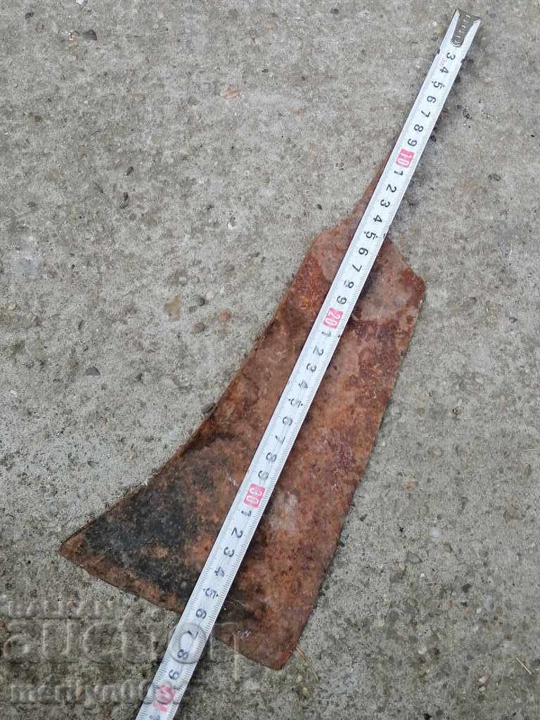 Old forged scythe, ax, hoop, knife, machete, blade - 6 Old forged scythe, ax, hoop, knife, machete, blade - 6