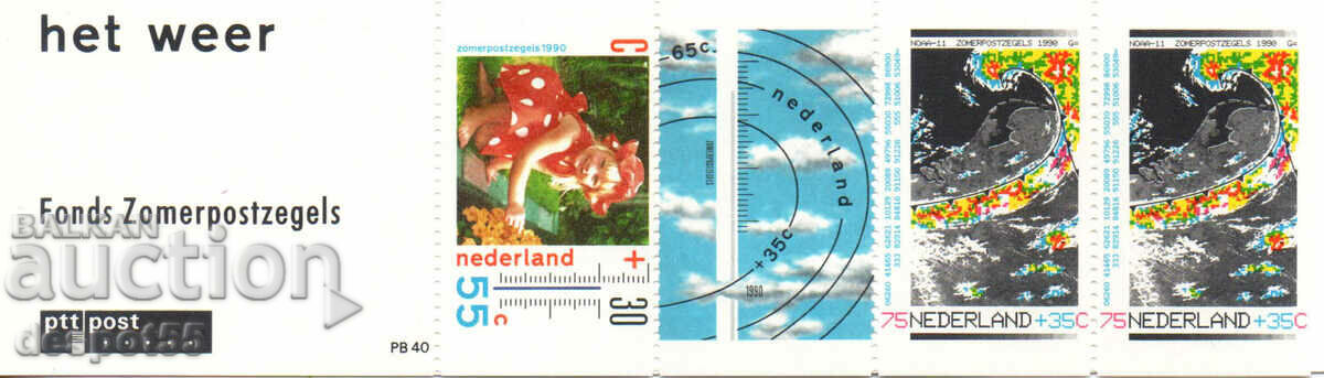 1990. Ολλανδία. Καλοκαιρινά γραμματόσημα. Λωρίδα.