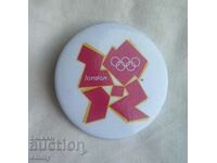 Badge-London, candidate to host the 2012 Olympic Games.