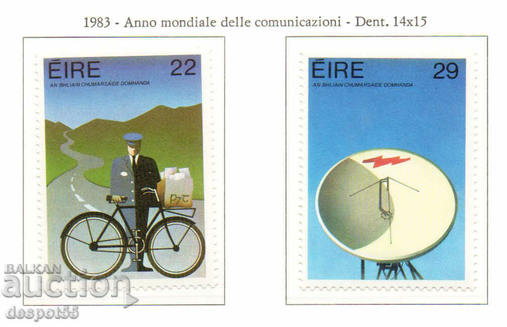 1983. Eire. World Communications Year.