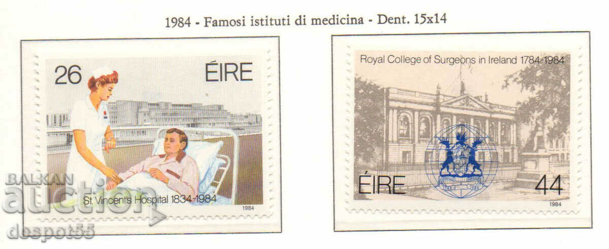 1984. Irlanda. Instituții medicale importante.