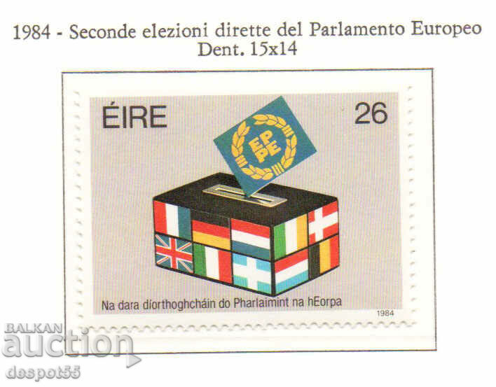 1984. Irlanda. Al doilea alegeri CEE.