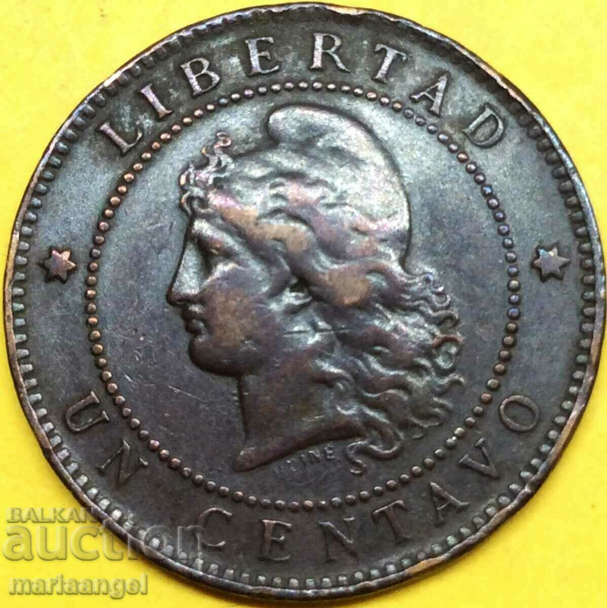 1 centavo 1890 Argentina