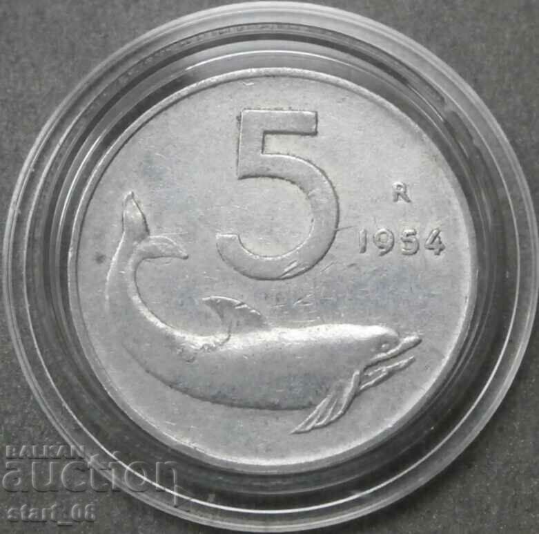 5 lire 1954