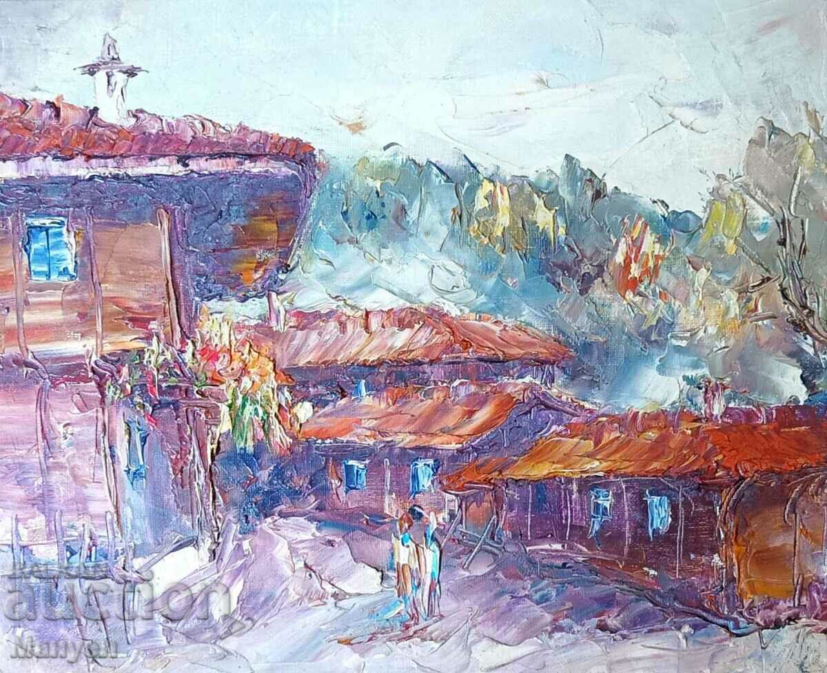 I am selling a painting "Crane" by Tsvetan Doshkov
