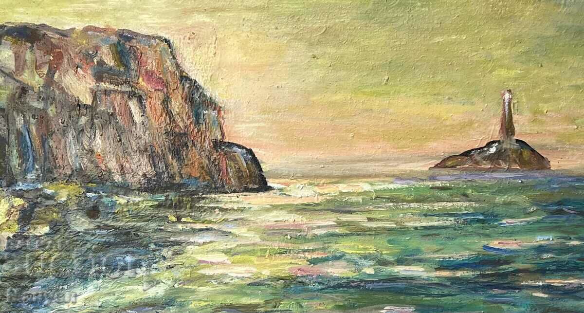 Auction Painting "Seascape" by Tenyo Shishkov. Auction Painting "Seascape" by Tenyo Shishkov.