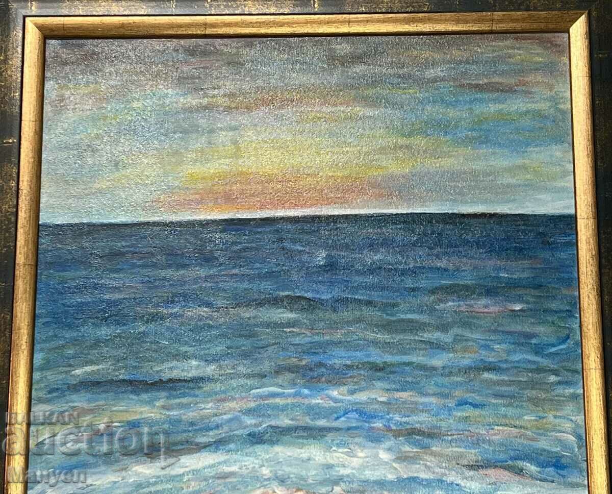 Painting "Seascape" by Tenyo Shishkov. with price 470.00 BGN | € 240.31 Painting "Seascape" by Tenyo Shishkov. with price 470.00 BGN | € 240.31