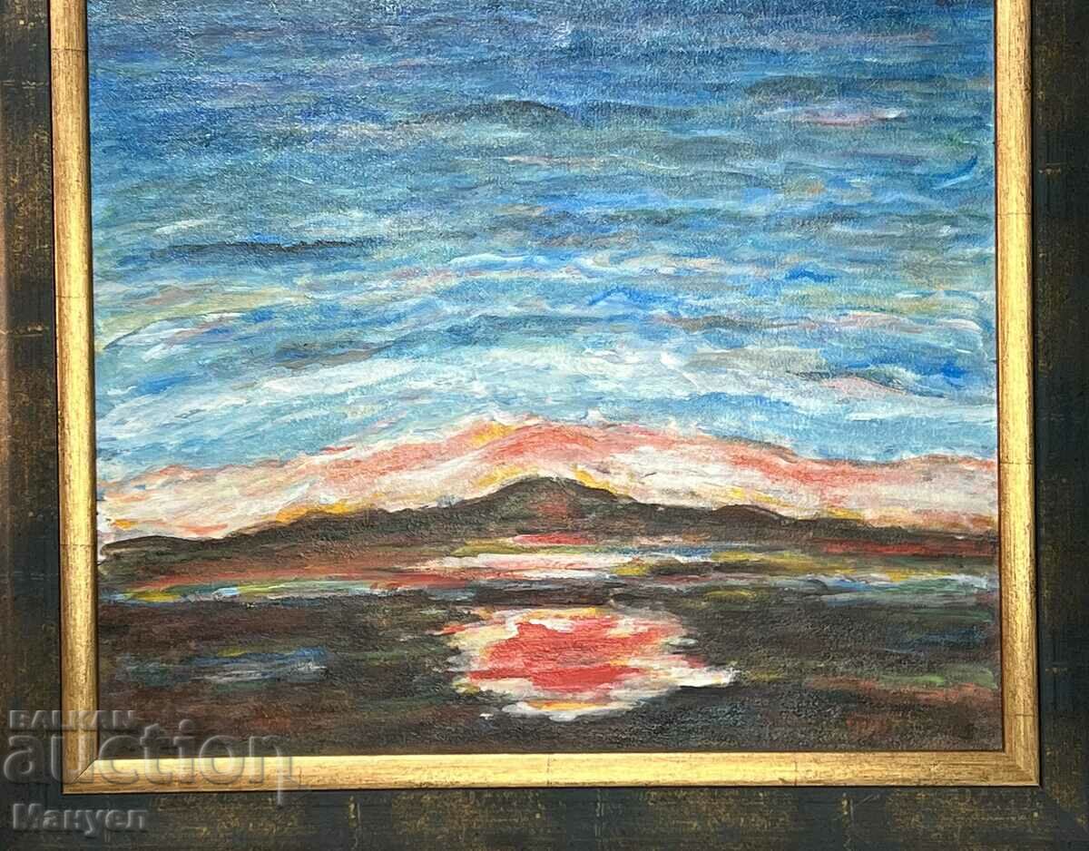 Auction Painting "Seascape" by Tenyo Shishkov. Auction Painting "Seascape" by Tenyo Shishkov.