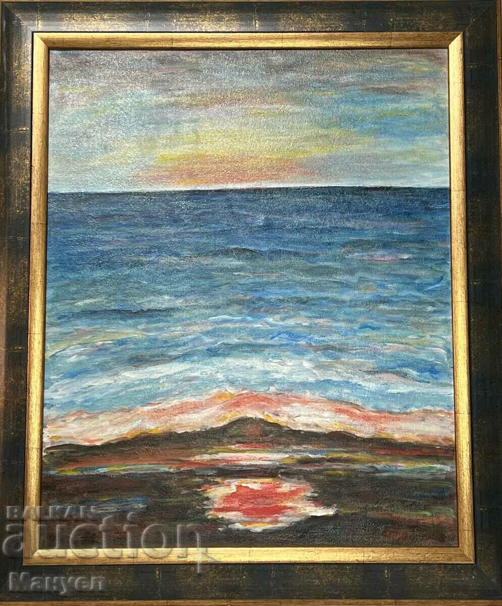 Painting "Seascape" by Tenyo Shishkov.