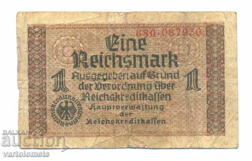 1 Reichsmark Γερμανία - Τρίτο Ράιχ, τραπεζογραμμάτιο 1938-1945