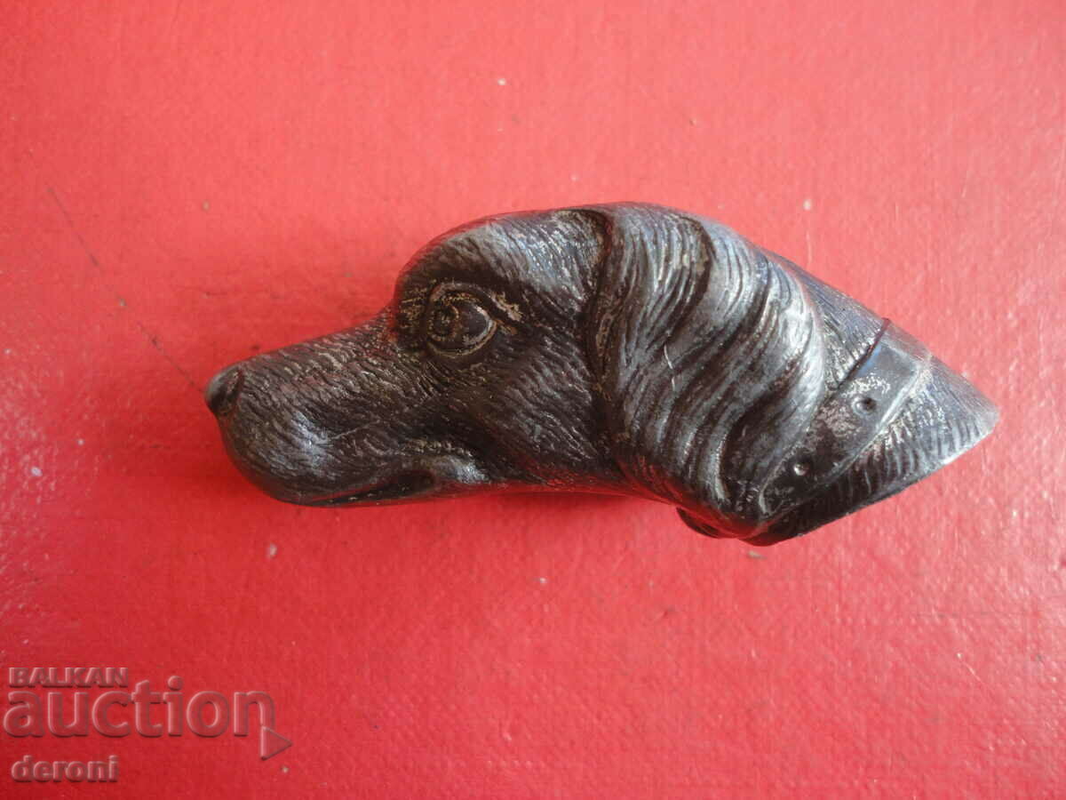 Delivery of Antique whip handle nagaika cane dog