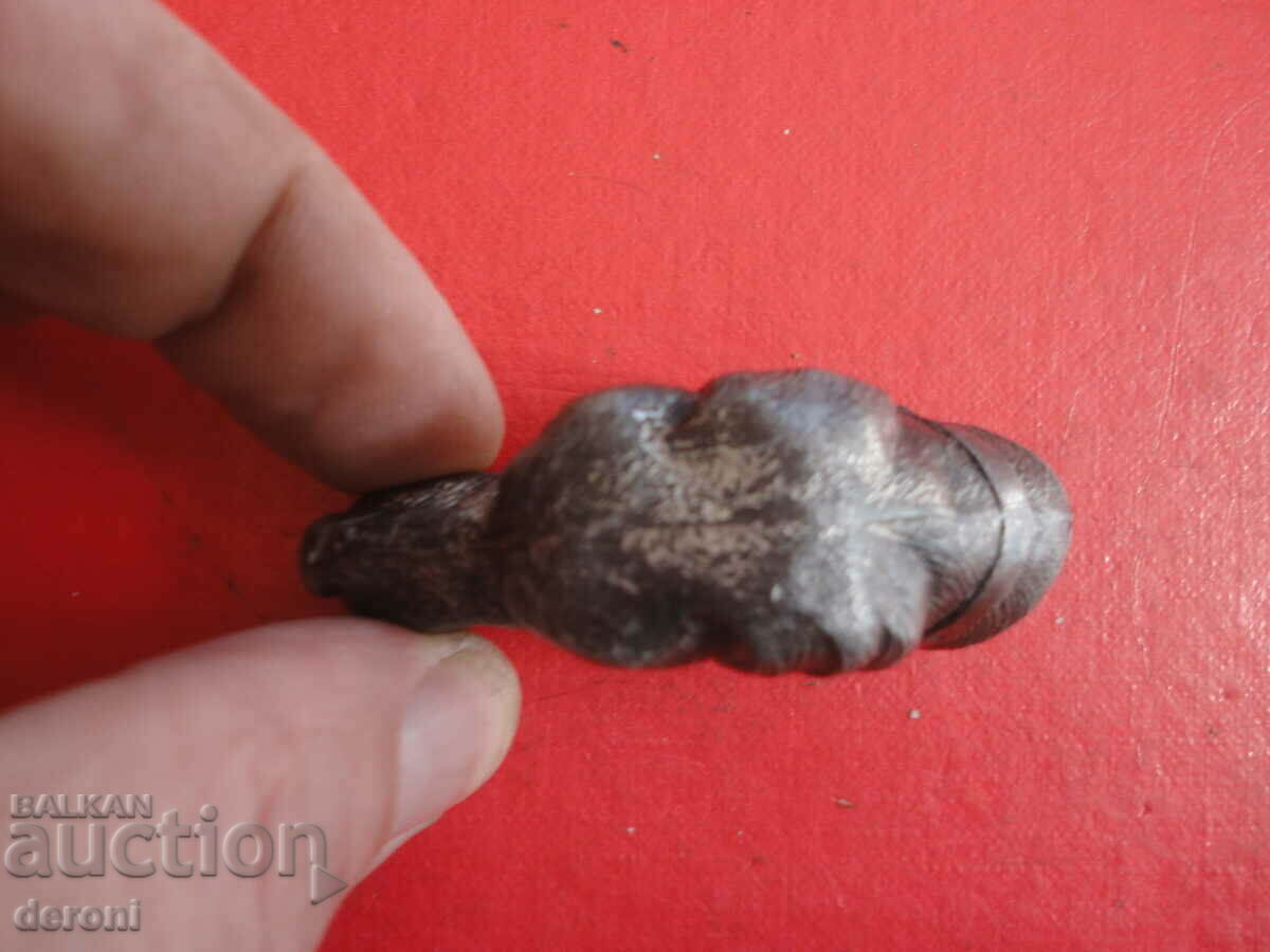 Antique whip handle nagaika cane dog - 5