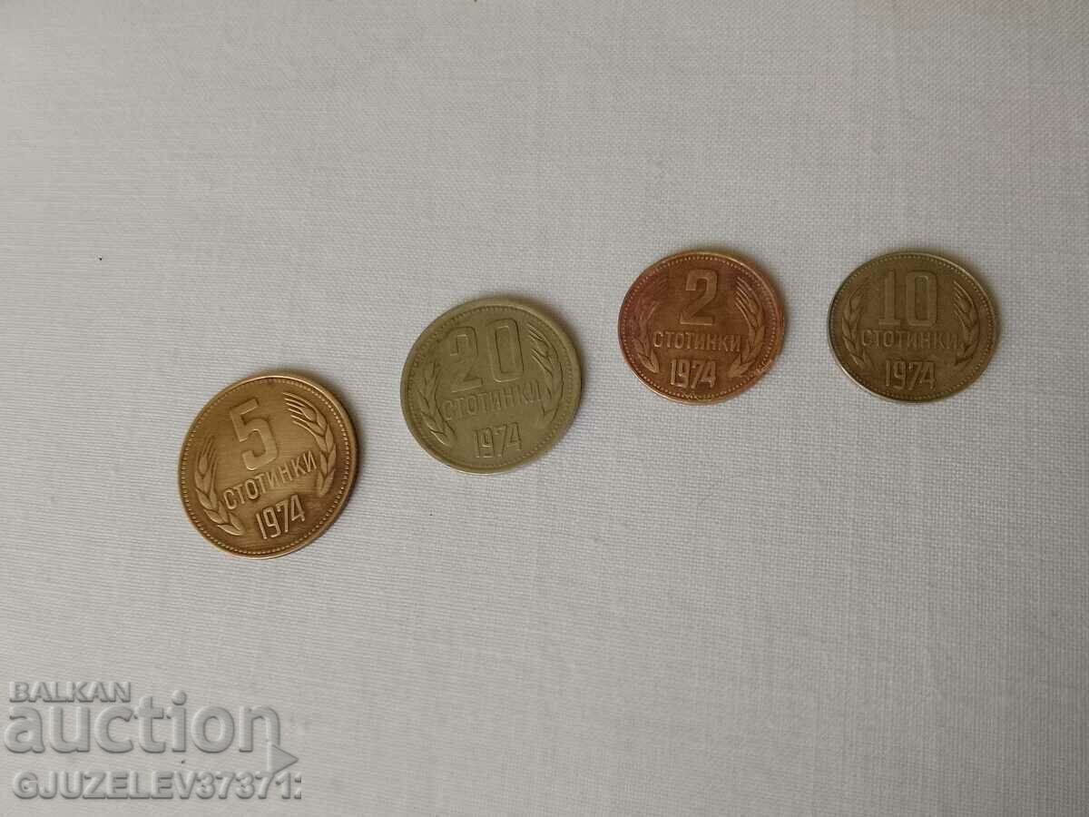 Coins from 1974 for collection Coins from 1974 for collection
