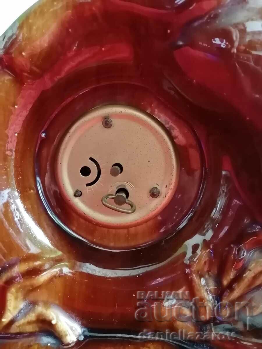 Old German Porcelain Table Clock HORSE - 6 Old German Porcelain Table Clock HORSE - 6