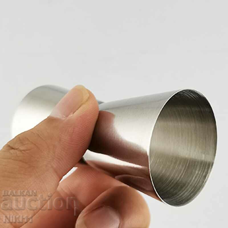 Auction Double measuring cup 25 / 50 ml. alcohol measuring cup Auction Double measuring cup 25 / 50 ml. alcohol measuring cup