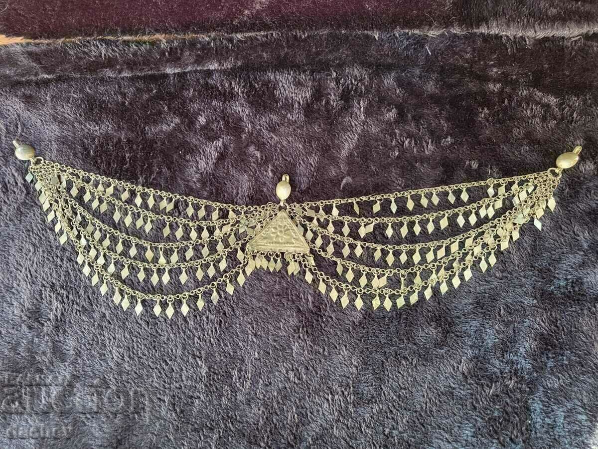 Vechi Argint Renaissance Trepidație Bijuterie Capăt Costum 19V Vechi Argint Renaissance Trepidație Bijuterie Capăt Costum 19V