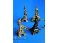 keychains - Eiffel Tower - 4 pieces