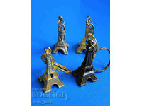 keychains - Eiffel Tower - 4 pieces