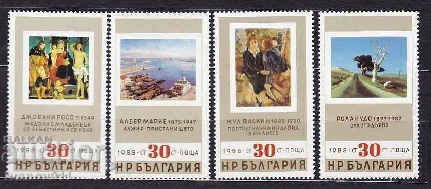 BULGARIA- 1988 - KBPM-2019 No. 3693-3696 **/MNH