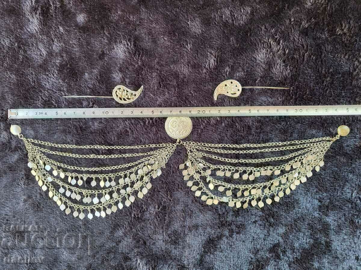 Old Silver Revivalist Trefoil Ornament/Brooch/Pendant, Traditional Costume, 19th Century - 6 Old Silver Revivalist Trefoil Ornament/Brooch/Pendant, Traditional Costume, 19th Century - 6