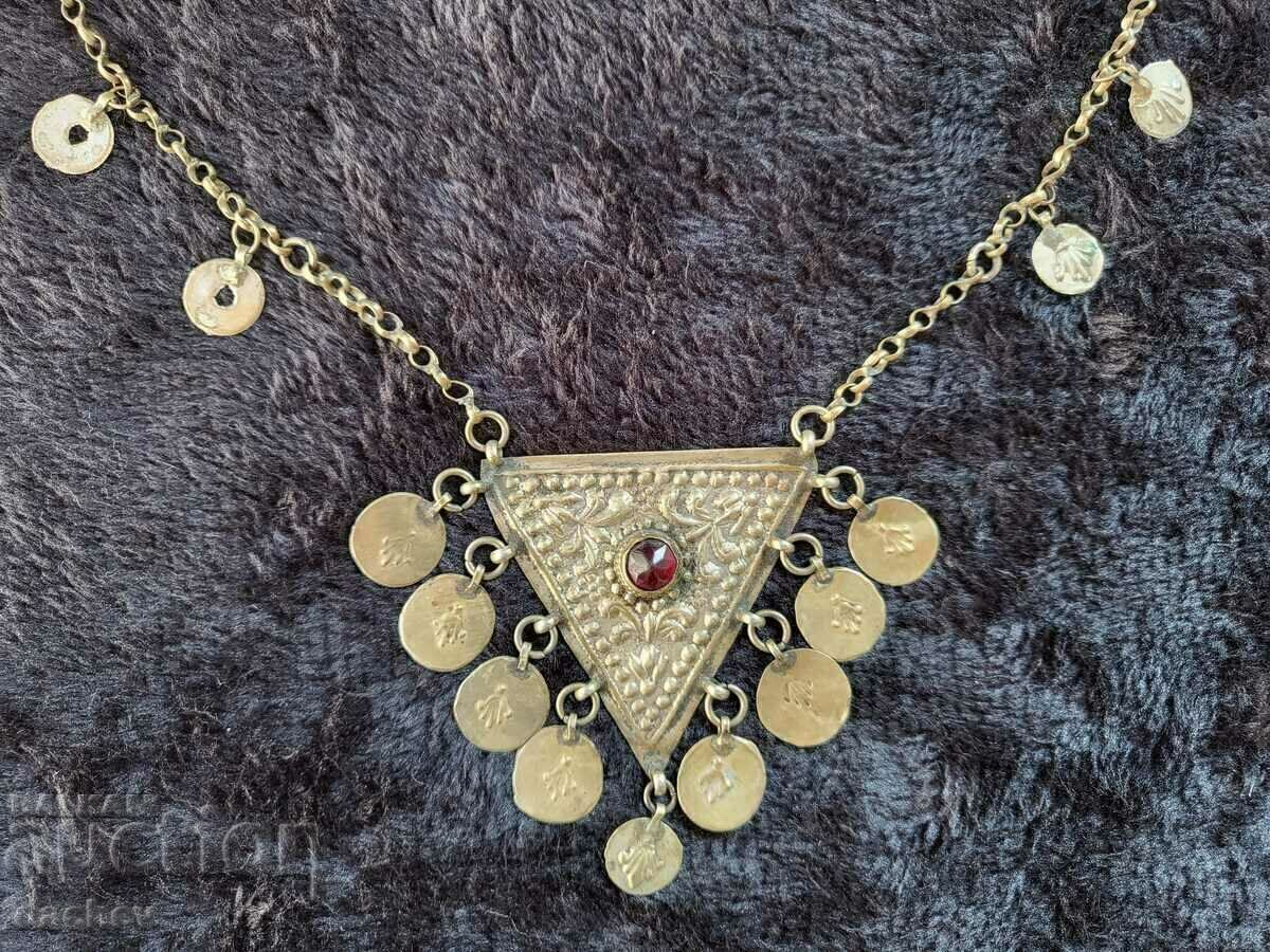 Auction  Old Silver Revival Breast Ornament, Costume Jewelry, 19th Century