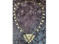 Old Silver Revival Breast Ornament, Costume Jewelry, 19th Century