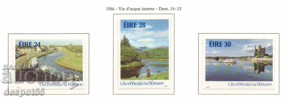1986. Eire. Ιρλανδικές πλωτές οδούς.