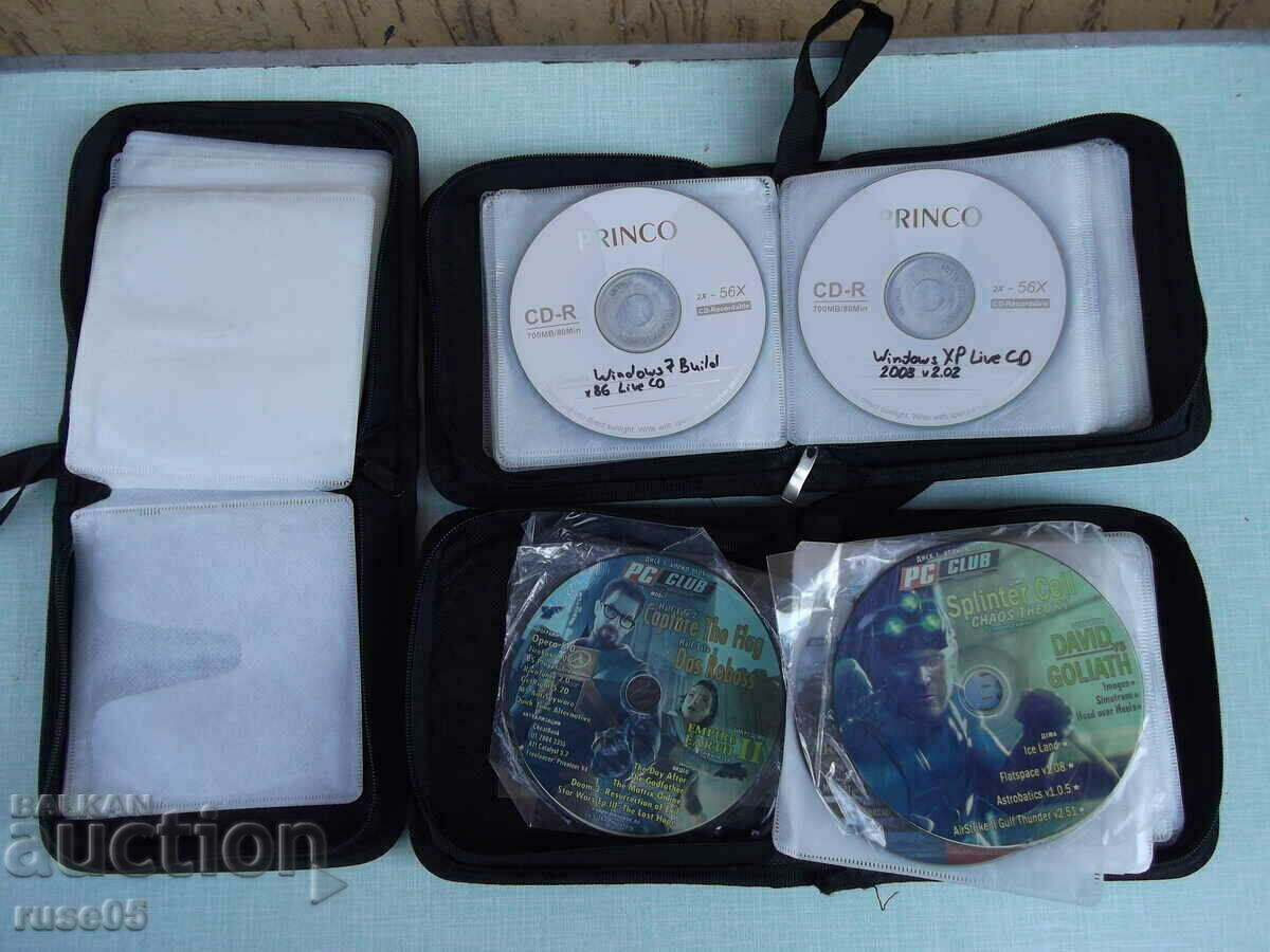 Auction Lot of 3 pcs. case for and with CD/DVD Auction Lot of 3 pcs. case for and with CD/DVD