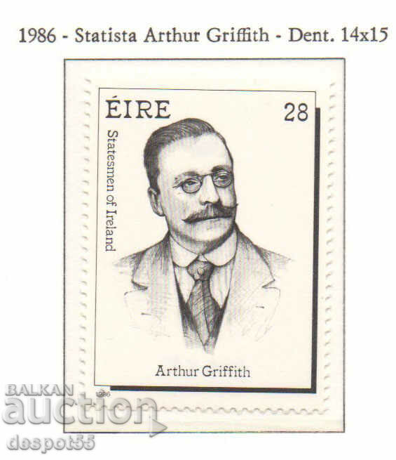 1986. Irlanda. Arthur Griffith.