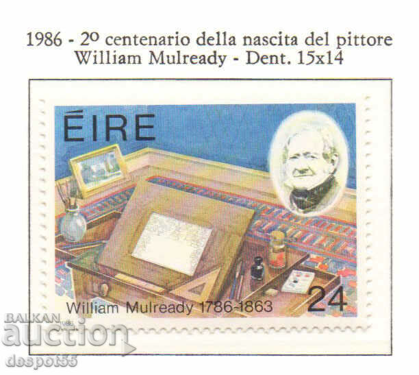 1986. Eire. The William Mulready Bicentenary.