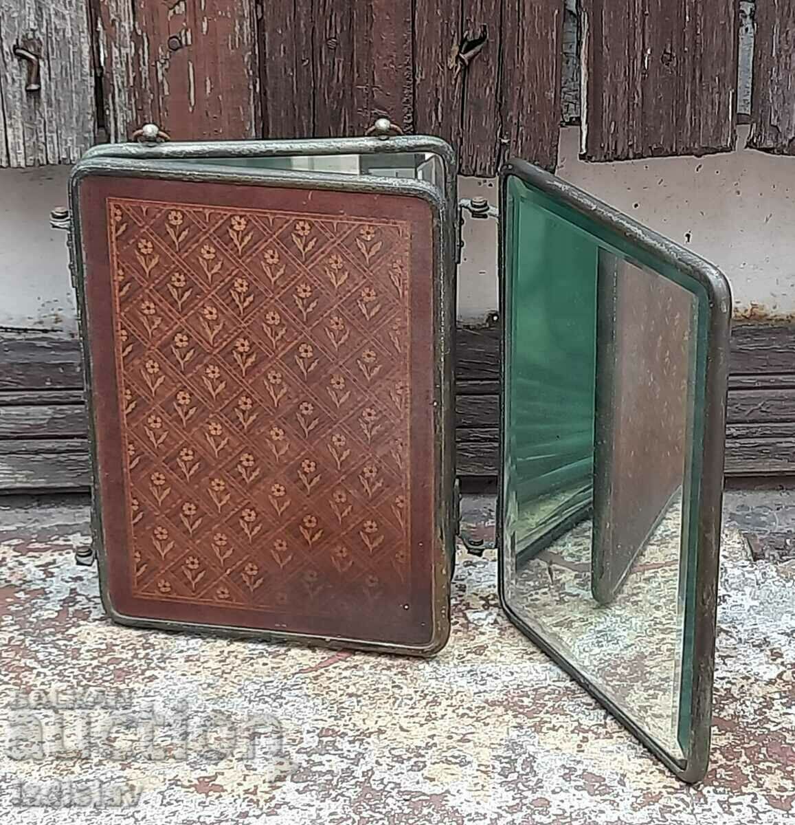 Military, officer folding mirror triptych 19c - 6 Military, officer folding mirror triptych 19c - 6