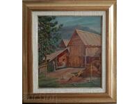 Yordan Filchev 1908-1968 Through the Rhodopes 1951 Ελαιογραφία