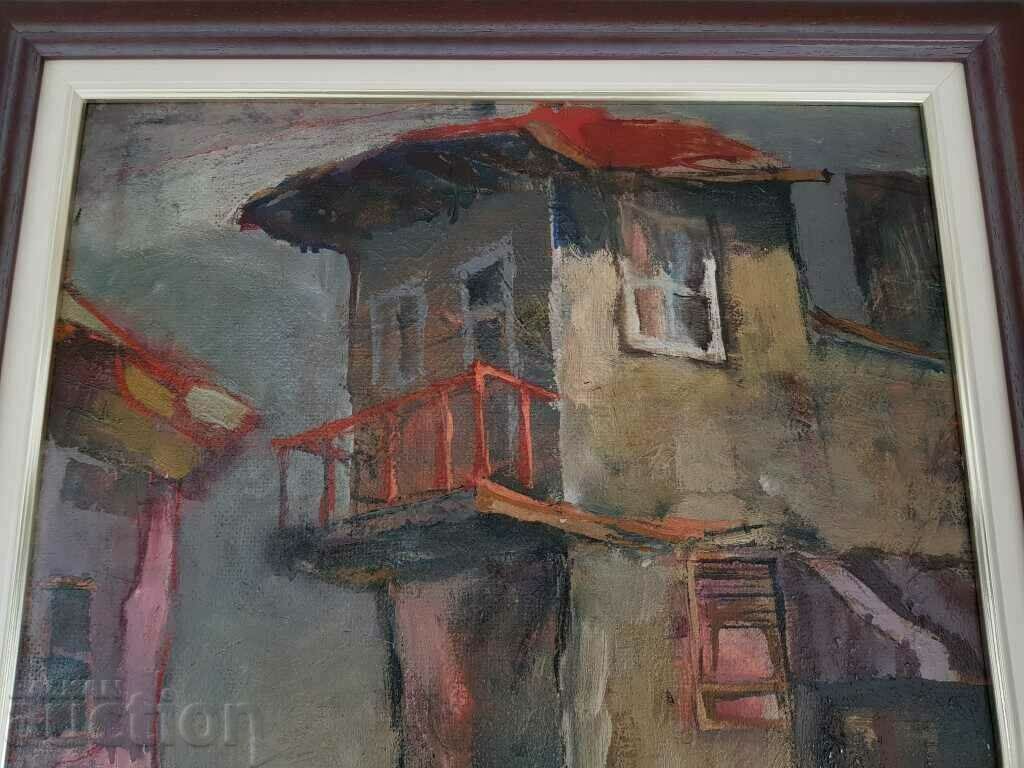 Rosen Markovski Το Παλιό Σπίτι 1988 τοπίο πρώιμο λάδι - 5 Rosen Markovski Το Παλιό Σπίτι 1988 τοπίο πρώιμο λάδι - 5