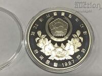 Coreea de Sud 10000 Won 1987 - Argint 0,925 Volei