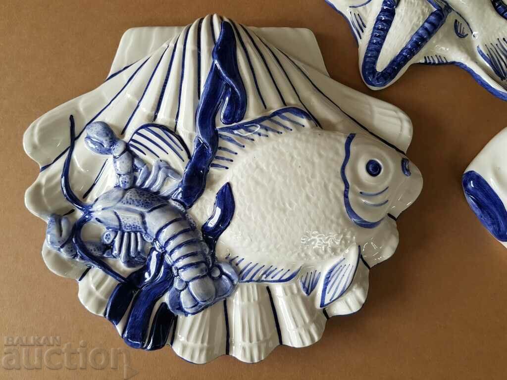 BEAUTIFUL Ceramic Porcelain 3 Nautical Wall Decorations with price 130.00 BGN | € 66.47 BEAUTIFUL Ceramic Porcelain 3 Nautical Wall Decorations with price 130.00 BGN | € 66.47