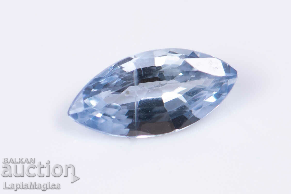 Blue Sapphire 0,63ct VS Ceylon Fluorescent Marquise Cut