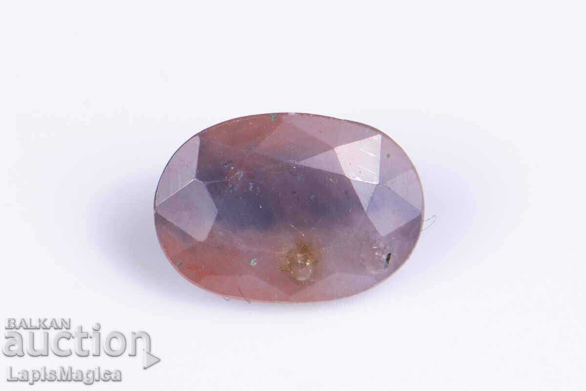 Violet sapphire 1.27ct oval cut