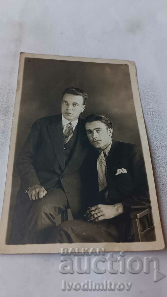 Снимка София Двама млади мъже 1930