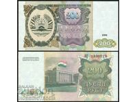 TAJIKISTAN TAJIKISTAN 200 Rubles issue issue 1994 NEW UNC