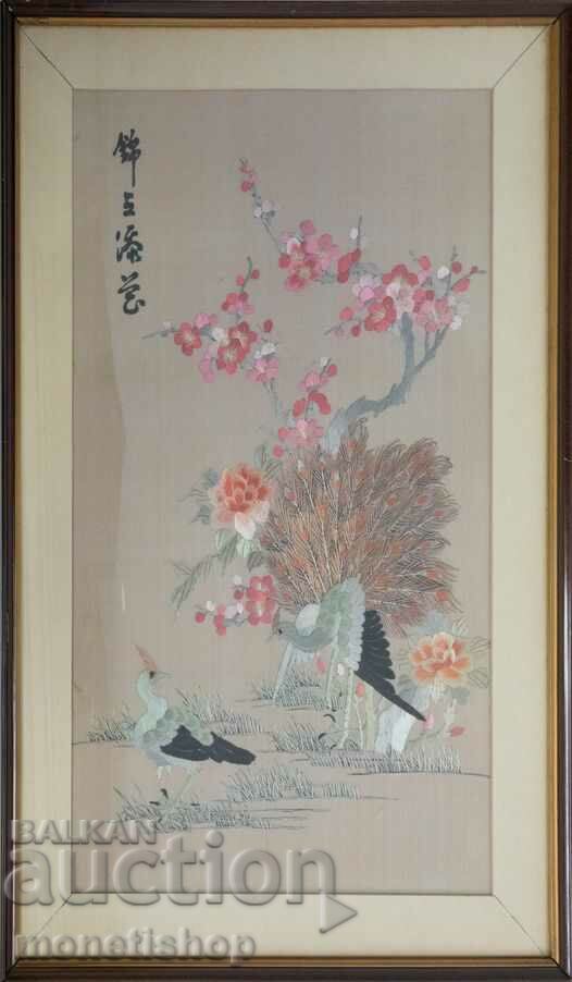 A very old Japanese embroidery