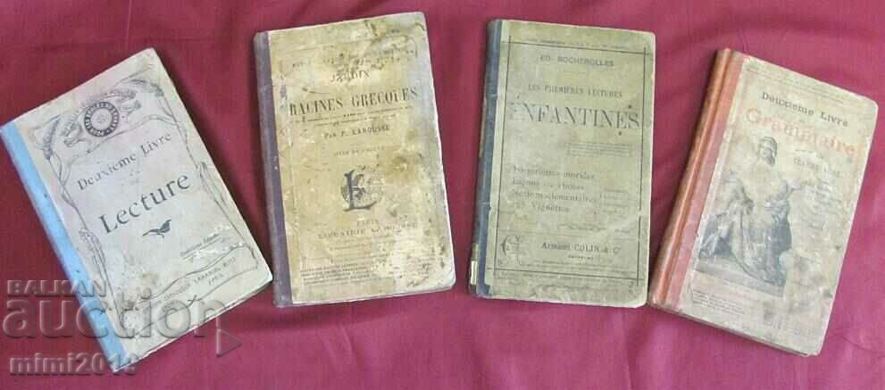 1895 Old Textbooks - Paris 4 pcs. - 6 1895 Old Textbooks - Paris 4 pcs. - 6