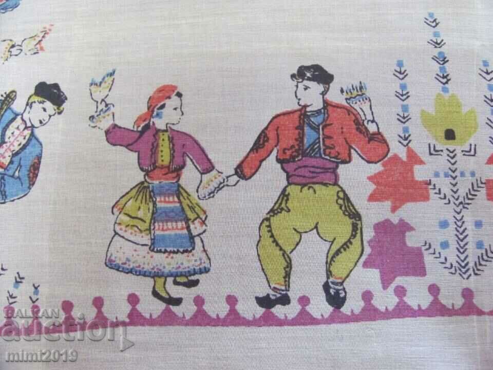 20's Cover, Square and 2 pcs. Hand Embroidered Napkins - 7