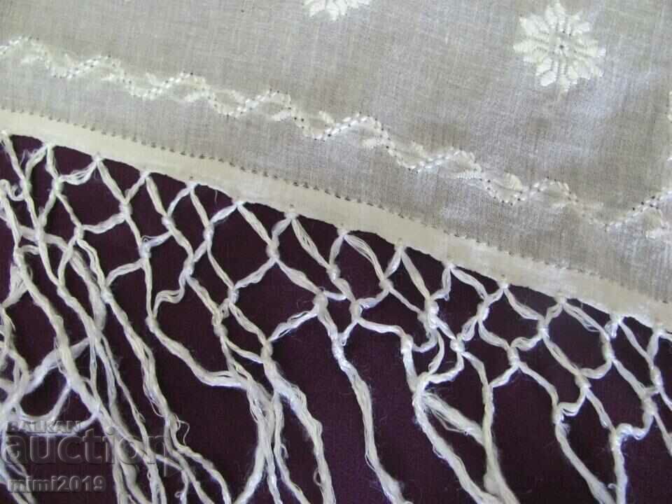 Folk Art Very Old Costume Head Towel - 6 Folk Art Very Old Costume Head Towel - 6