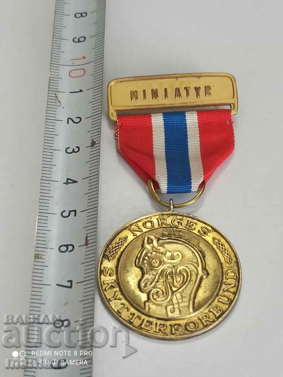 Δημοπρασία Ασημένιο μετάλλιο Νορβηγίας με επίχρυσο Δημοπρασία Ασημένιο μετάλλιο Νορβηγίας με επίχρυσο