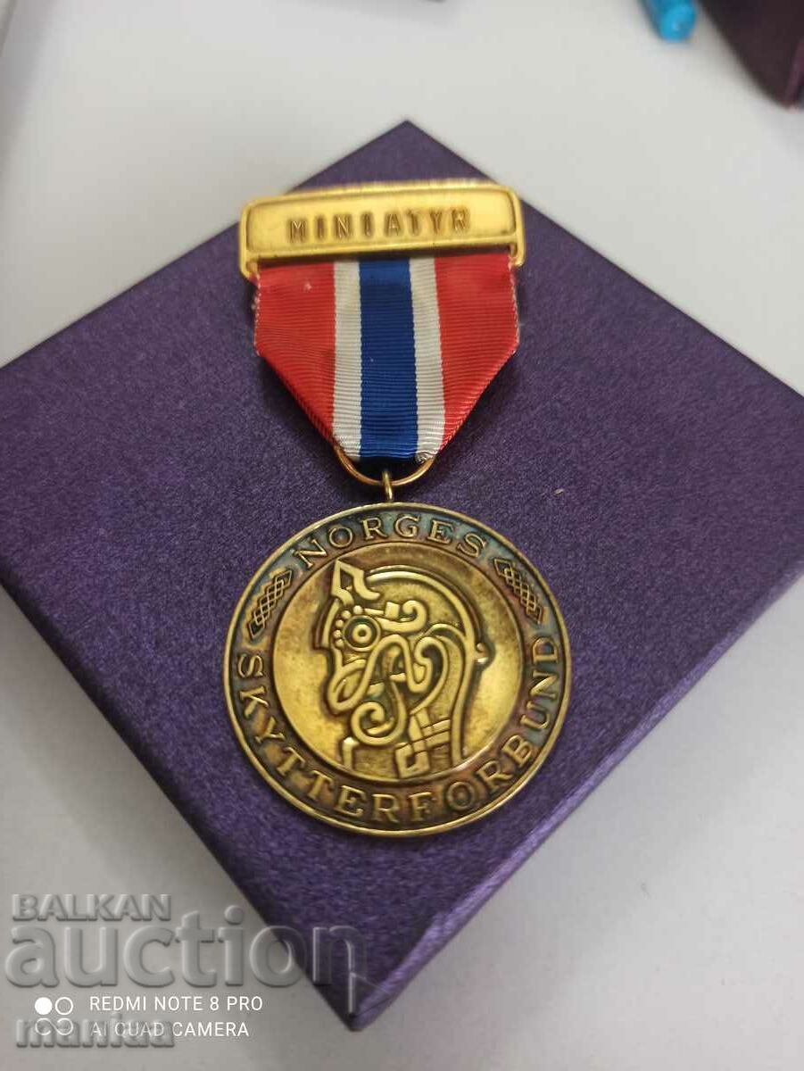 Norwegian Silver Medal with Gilt - 6