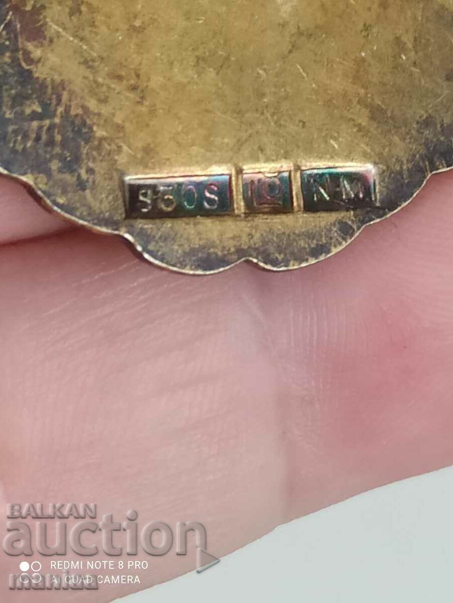 Norwegian Silver Medal with Gilt - 6 Norwegian Silver Medal with Gilt - 6