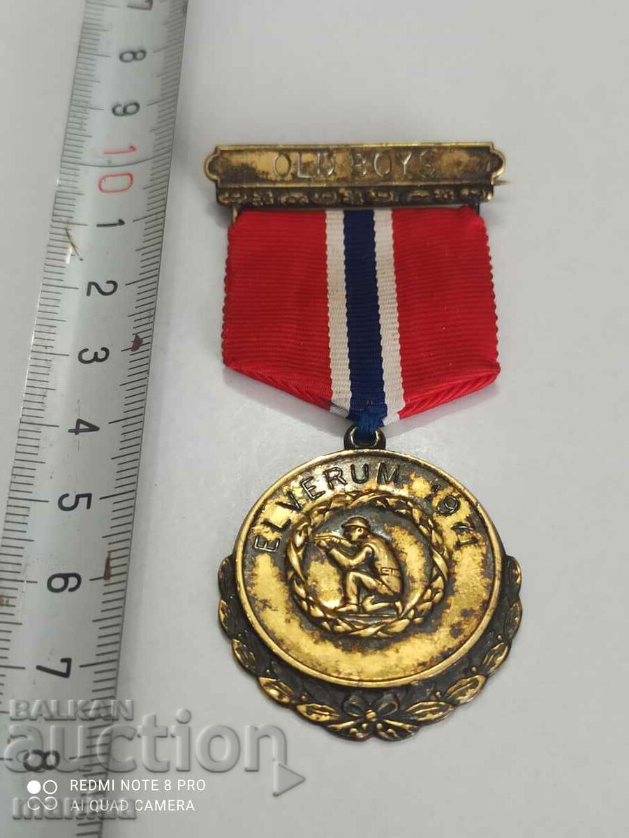 Норвежки Сребърен медал с позлата